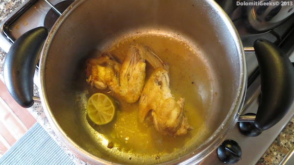 Poulet citron minute