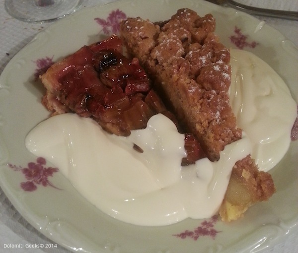 Tartes rhubarbe et crumble