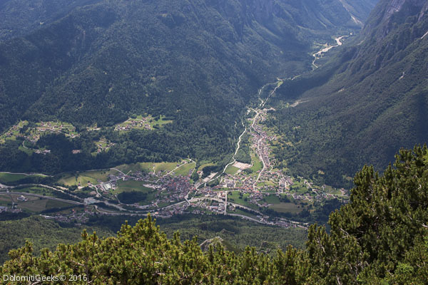 Taibon vu de la cime
