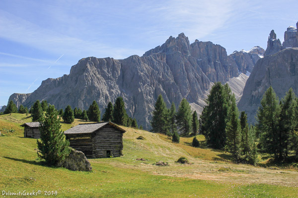 Le Sella vu des alpages d'en face