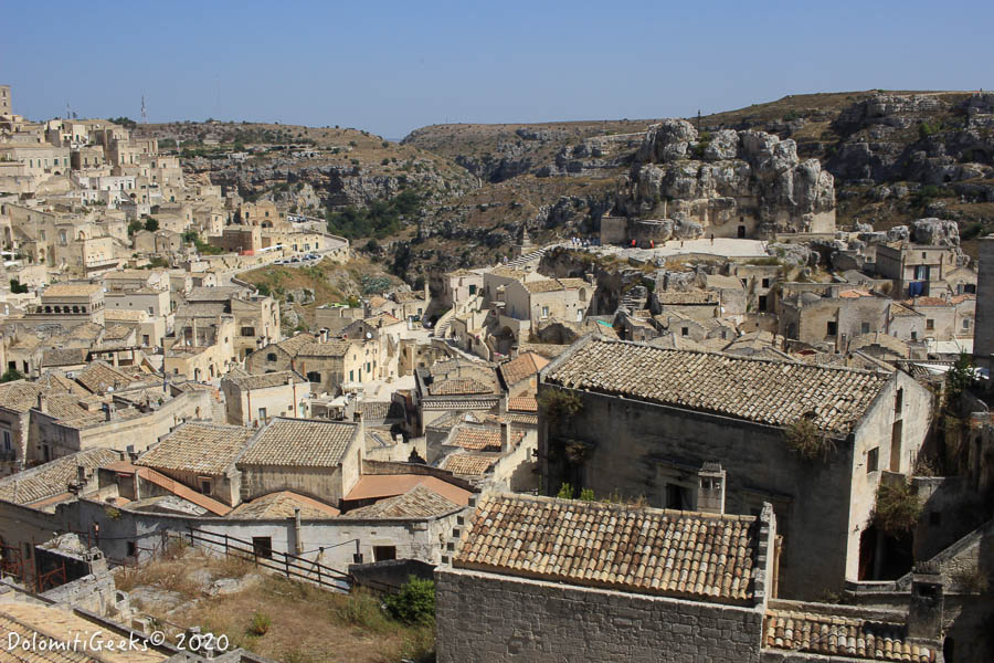 Matera - vue sur toits