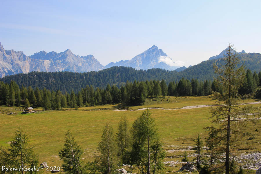 Les alpages à la Croda da Lago