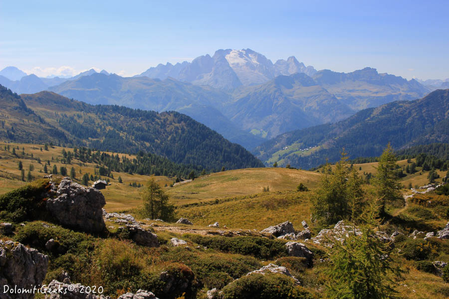 Vue sur la Marmolada