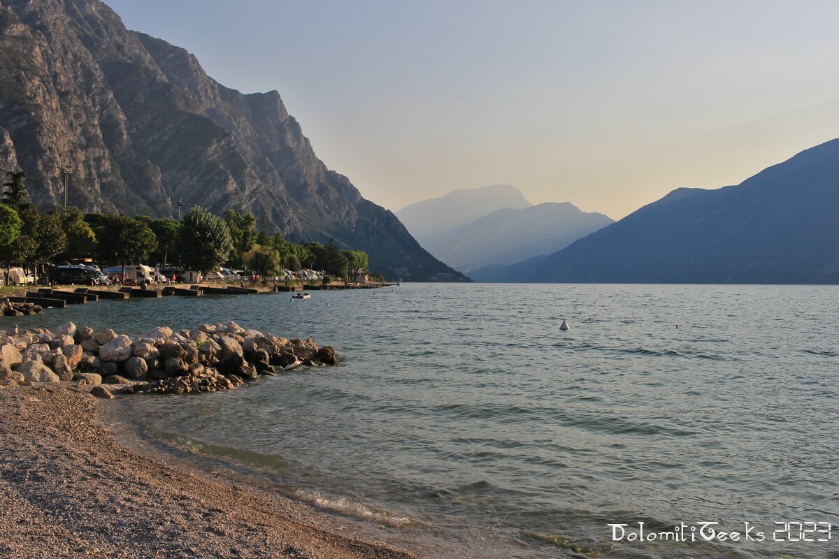 Baignade à la plage