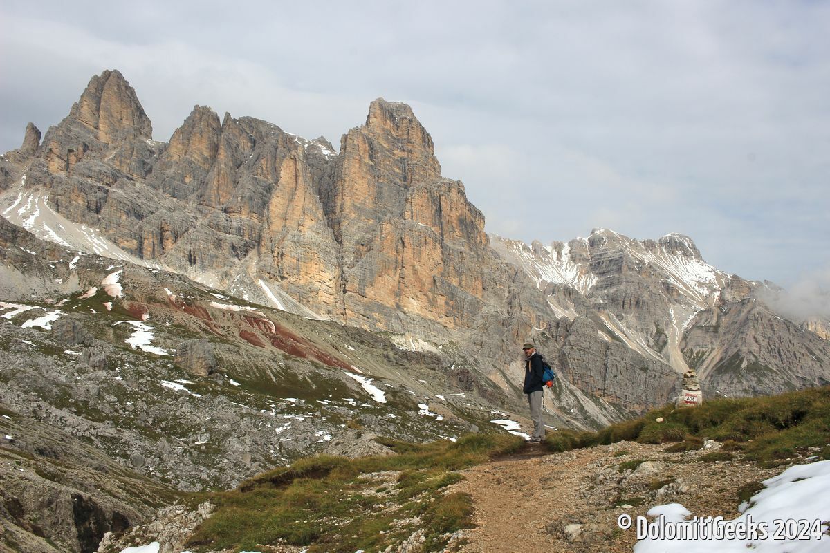 Col dei Bos vers le groupe Fanis