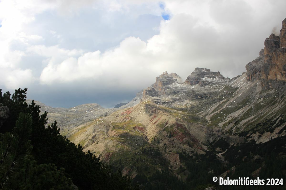 vers les pics Lagazuoi